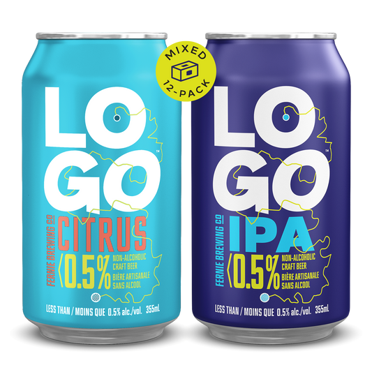 LOGO Non-Alc Citrus + IPA Mixed 12-Pack