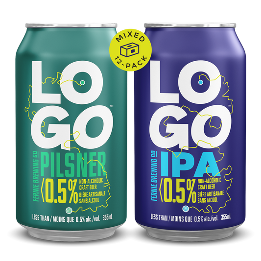 LOGO Non-Alc Pilsner + IPA Mixed 12-Pack